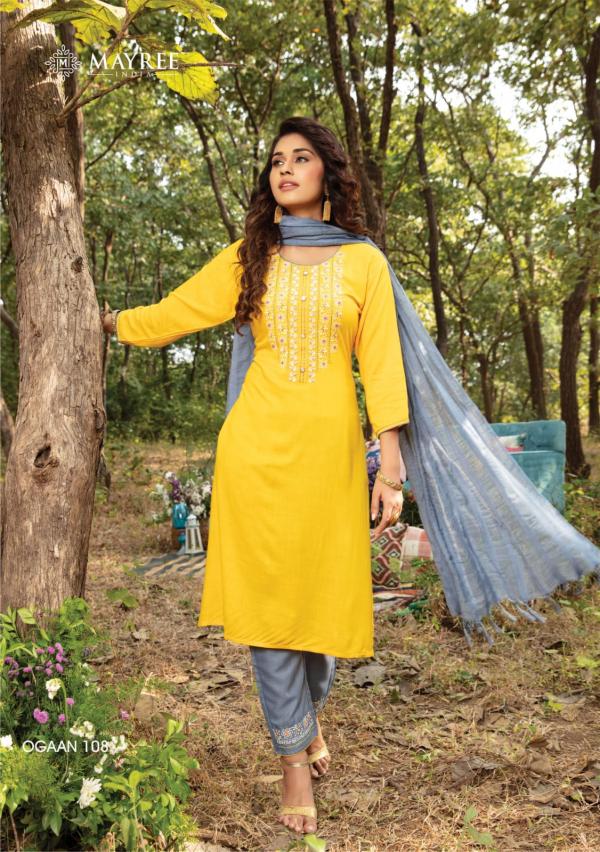 Mayree Ogaan Designer Rayon Festive Wear Readymade Salwar 